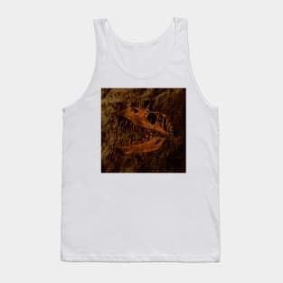 T-Rex Dinosaur Fossil Tank Top